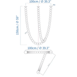 Halti Necklace Acrylic Chandelier