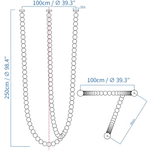 Halti Necklace Acrylic Chandelier