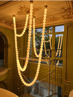 Halti Necklace Acrylic Chandelier