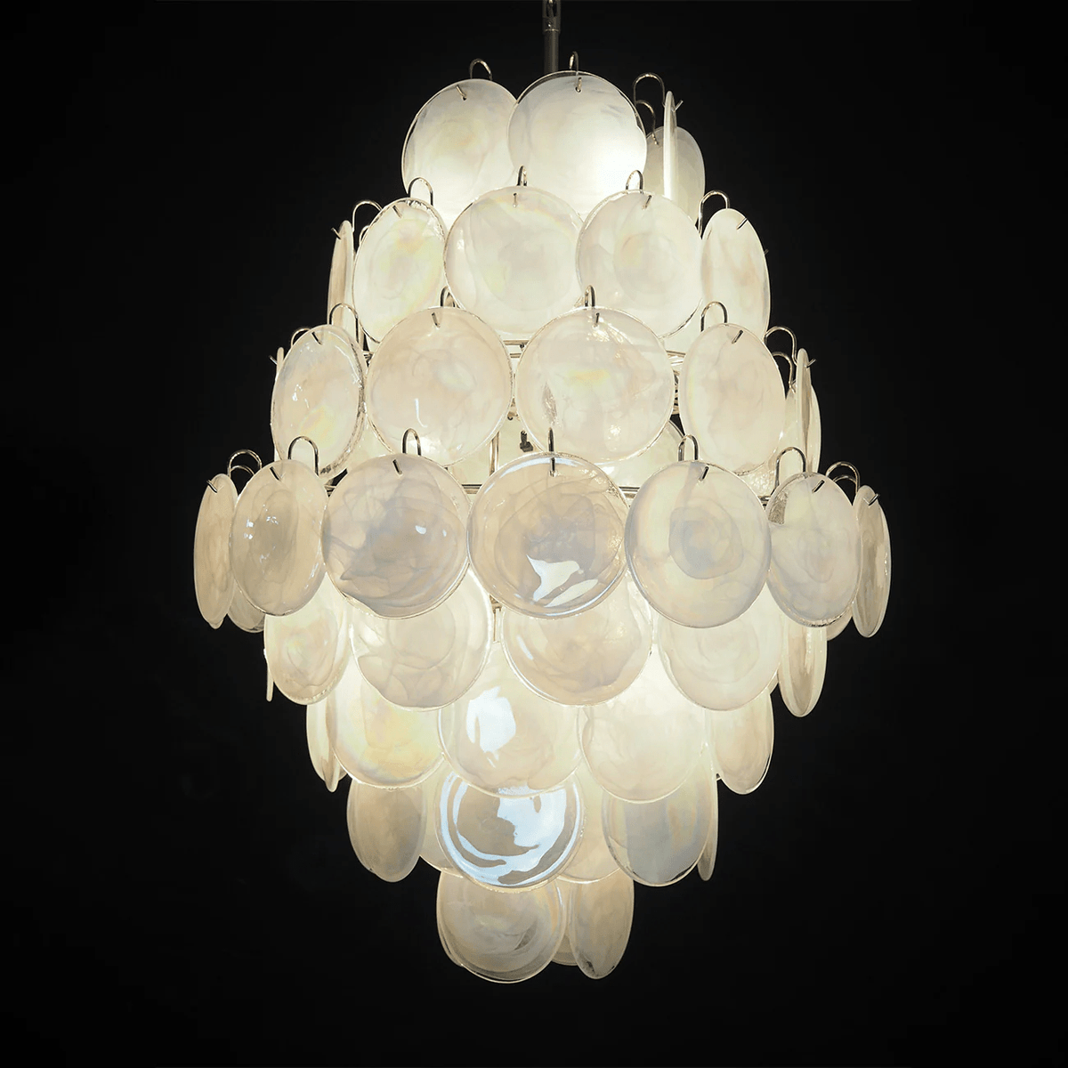 Rosa Murano Glass Chandelier