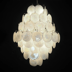 Rosa Murano Glass Chandelier