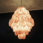 Rosa Murano Glass Chandelier
