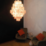 Rosa Murano Glass Chandelier