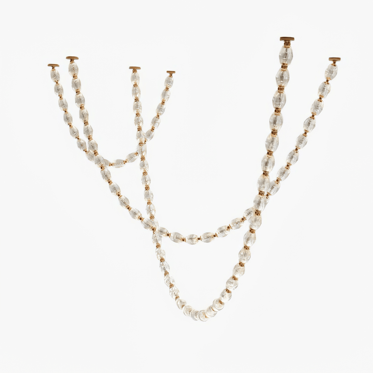 Glass Chain Chandelier