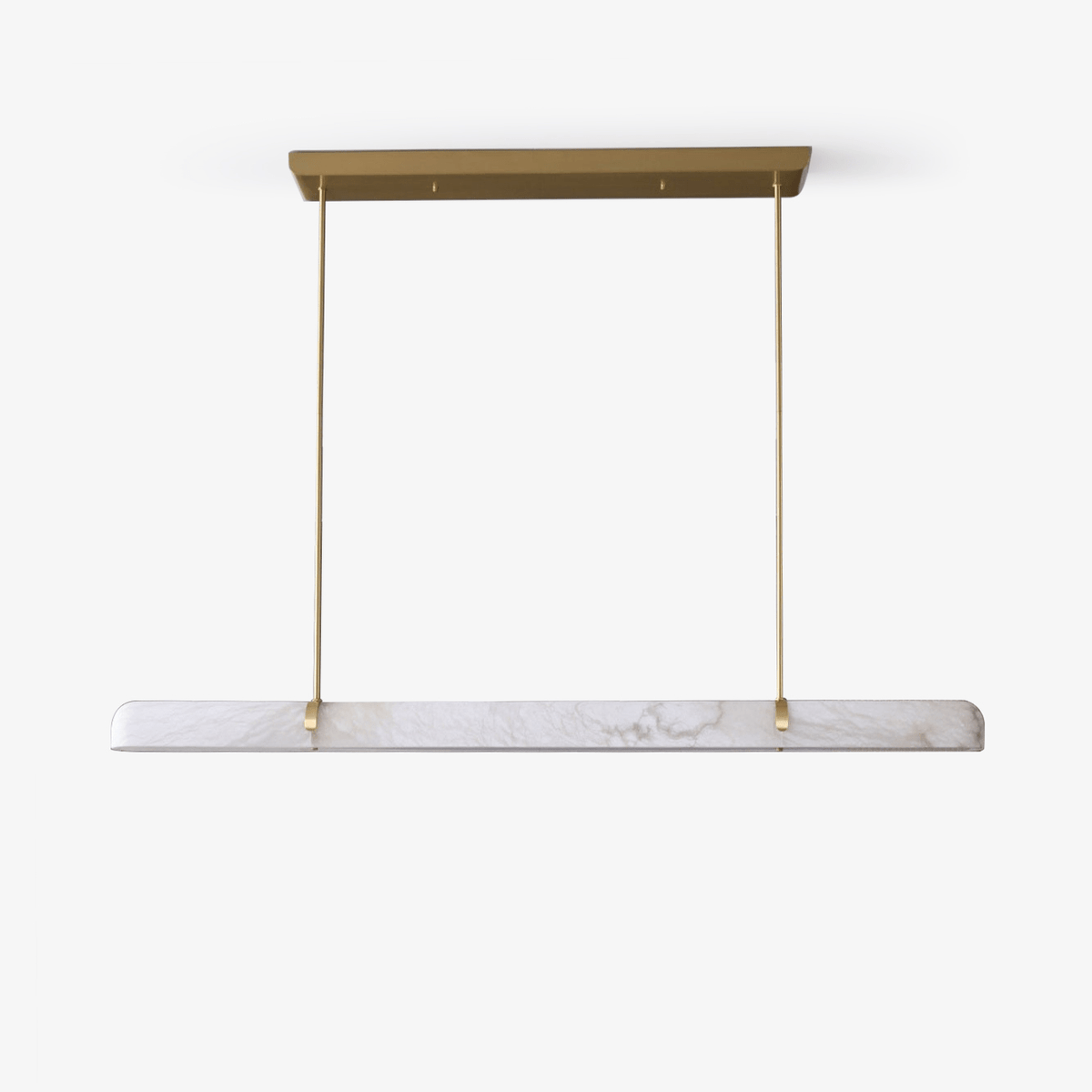 Linear Alabaster Chandelier