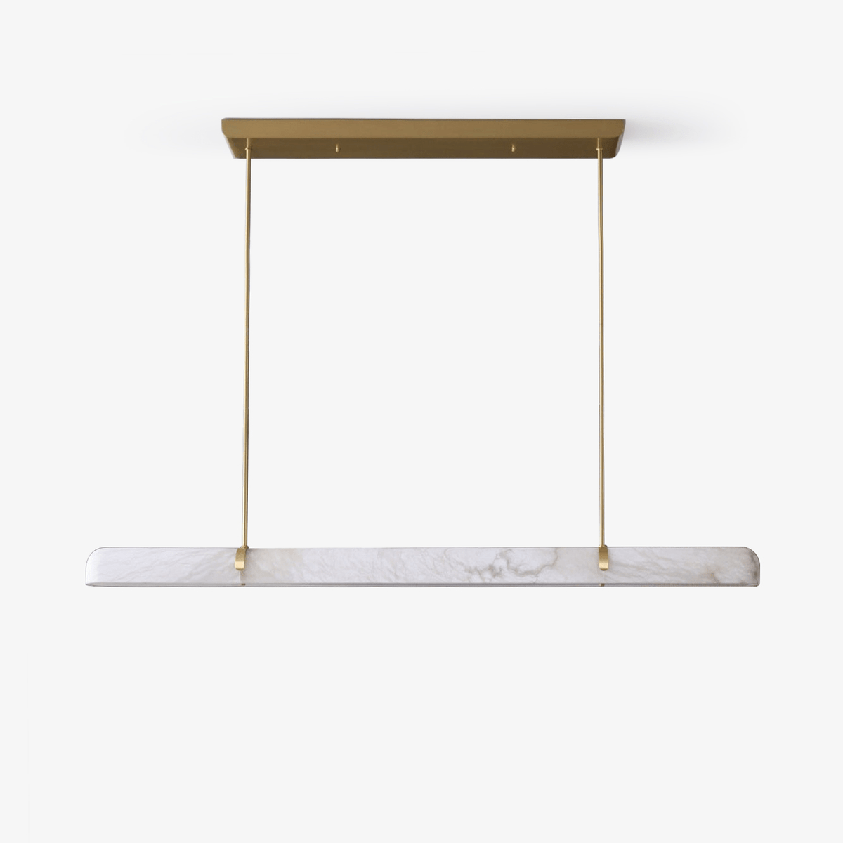Linear Alabaster Chandelier