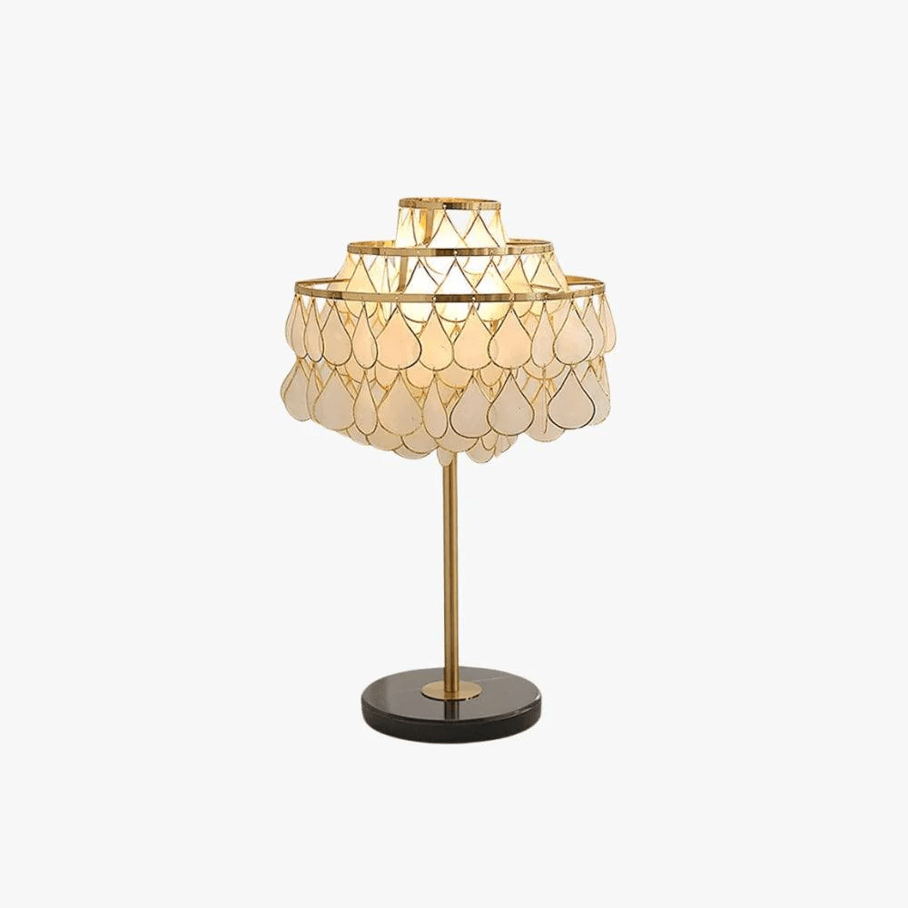 Teardrops Shell Table Lamp