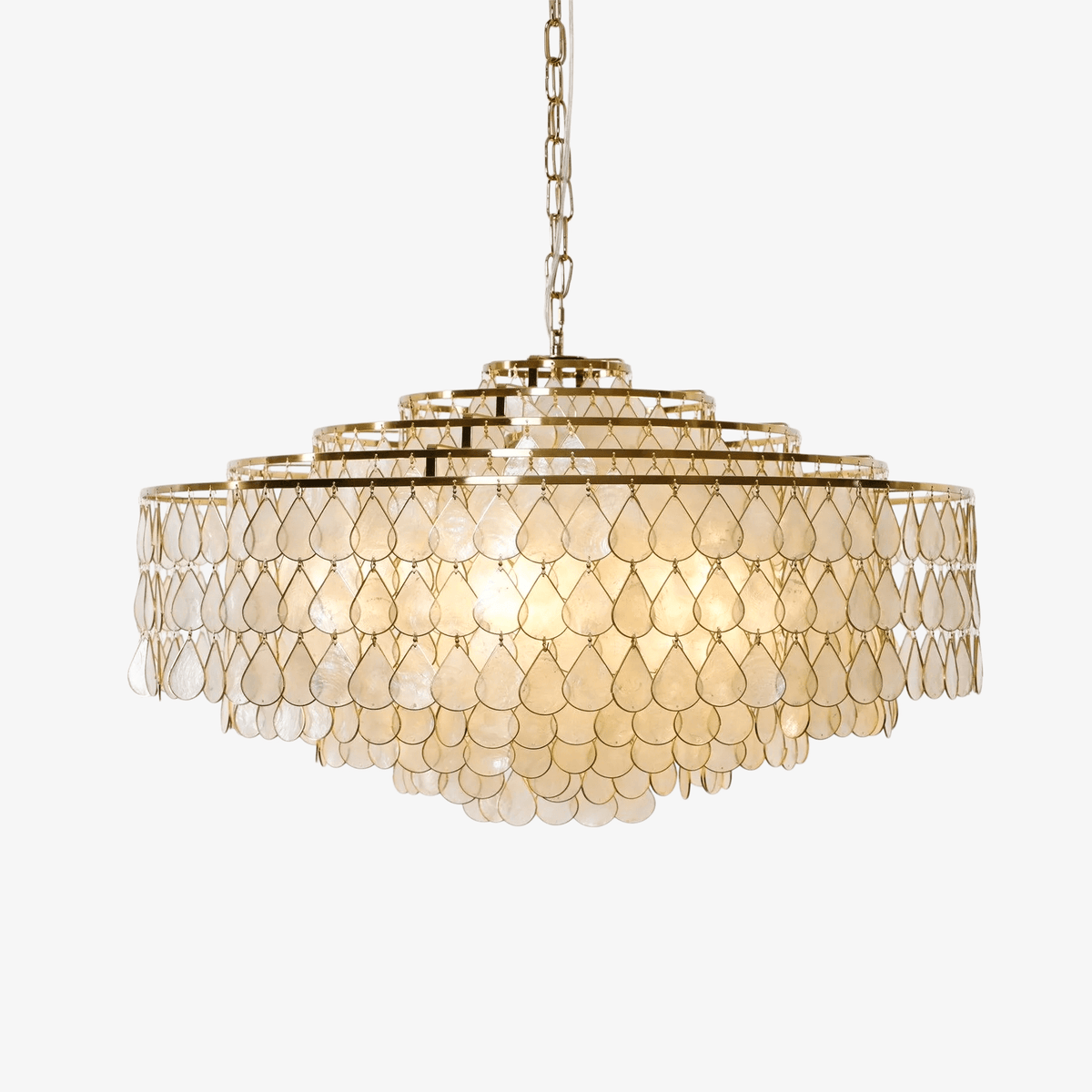 Teardrops Shell Chandelier