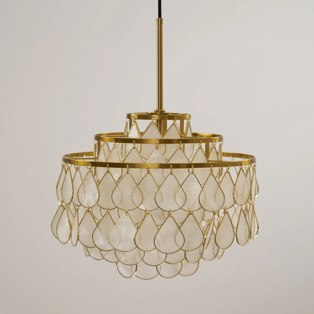 Teardrops Shell Chandelier