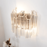 Clear Palermo Murano Wall Lamp