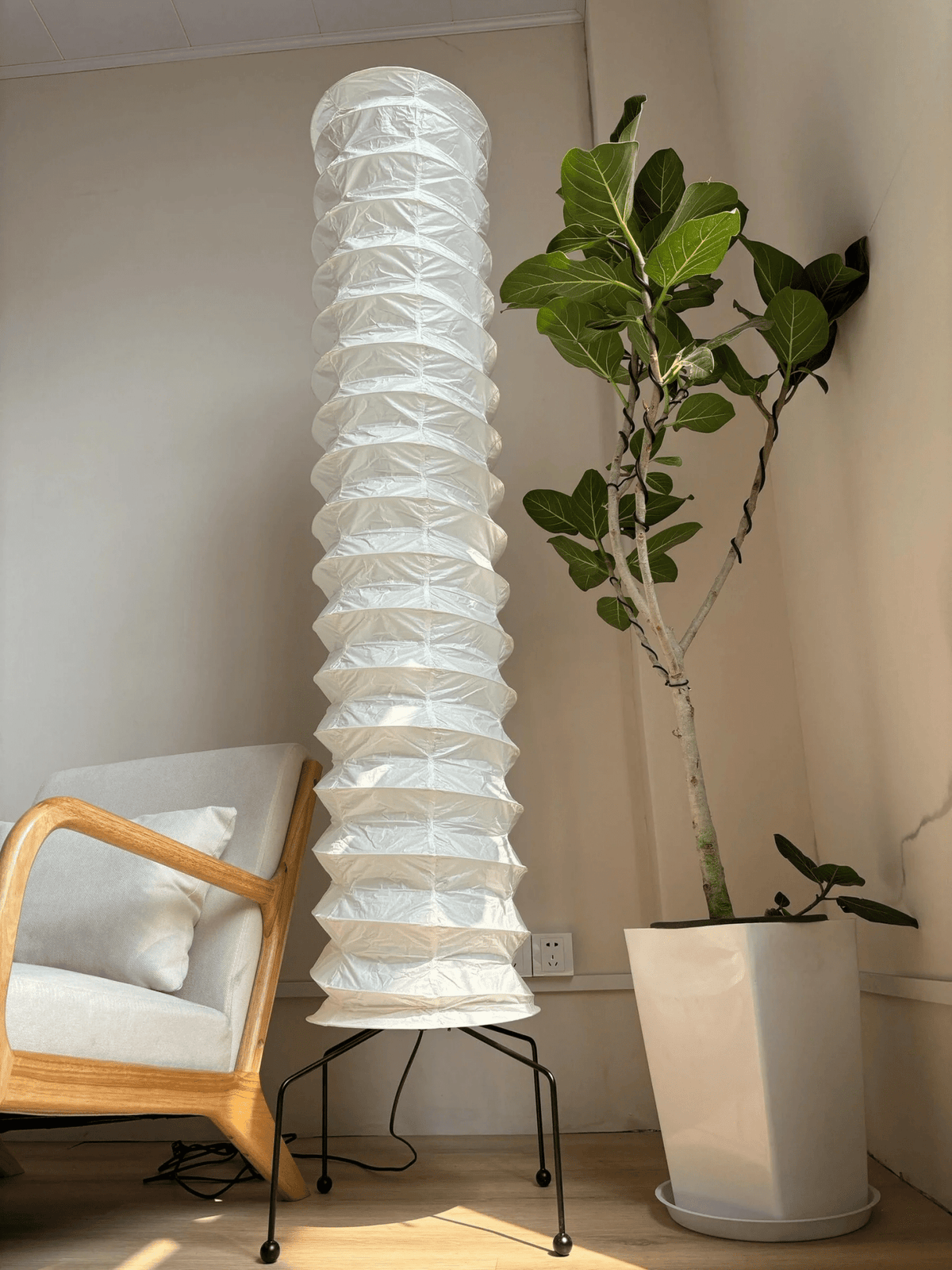 Washi Paper UF4-31N Floor Lamp