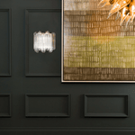 Clear Palermo Murano Wall Lamp