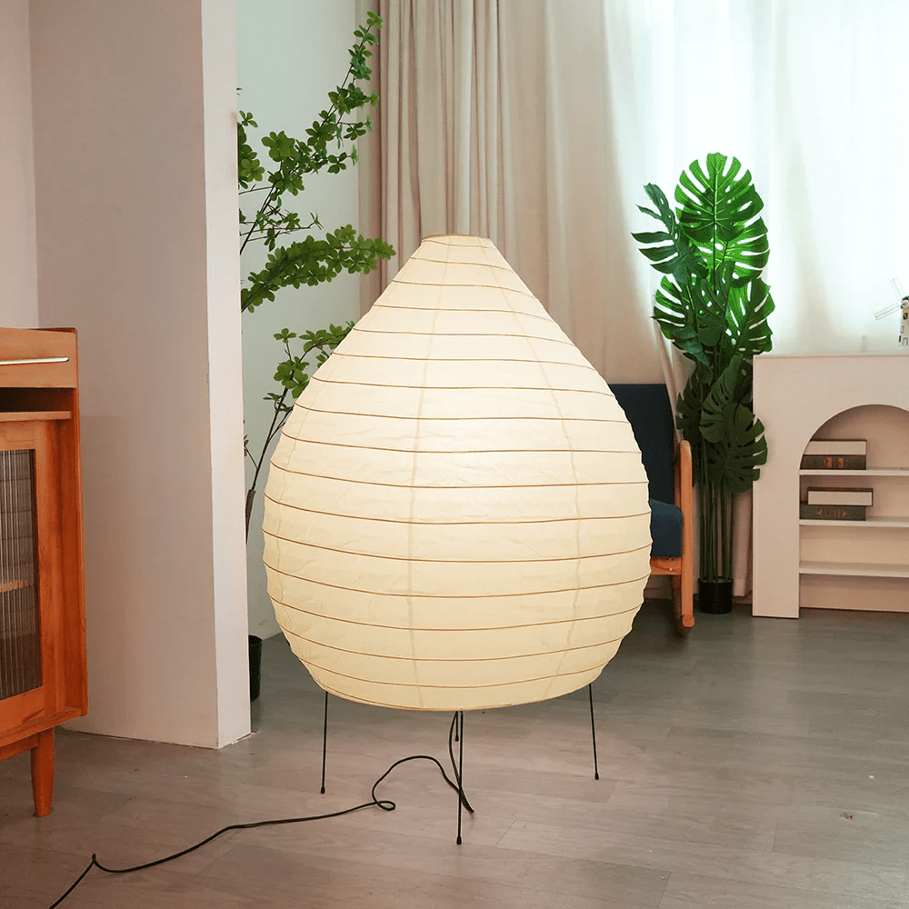 Washi Paper Lantern Floor Lamp