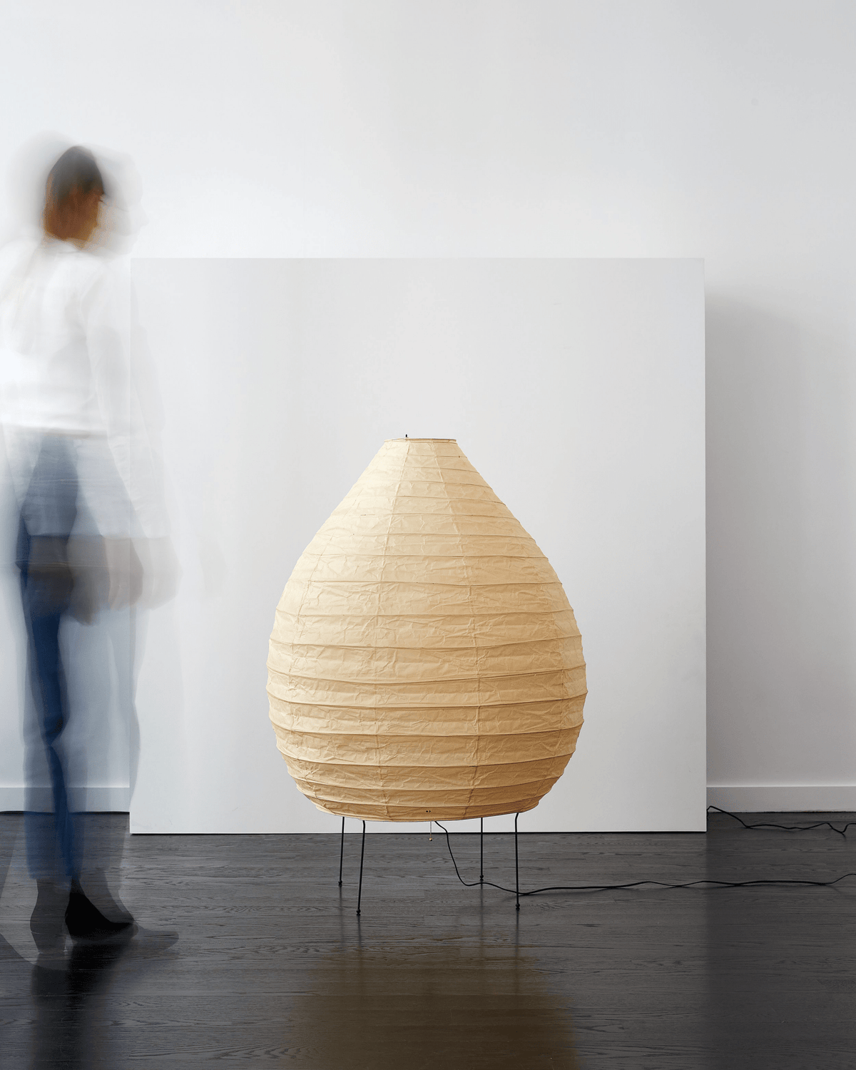 Washi Paper Lantern Floor Lamp