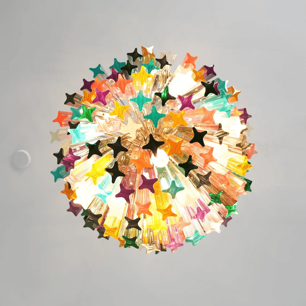 Prismatic Murano Colorful Chandelier