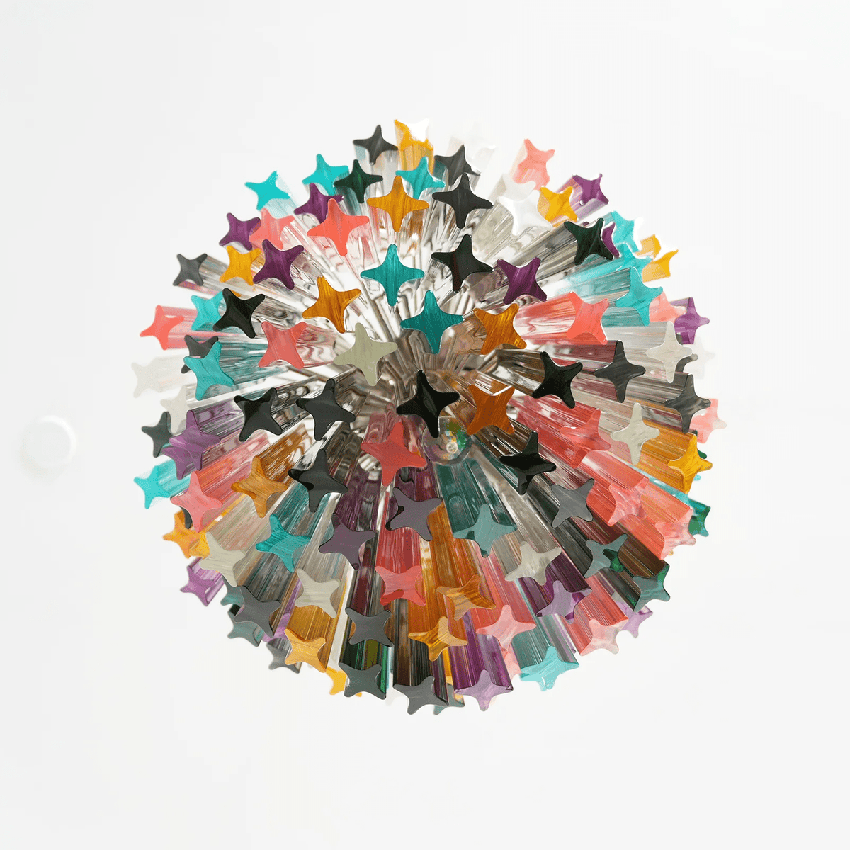 Prismatic Murano Colorful Chandelier