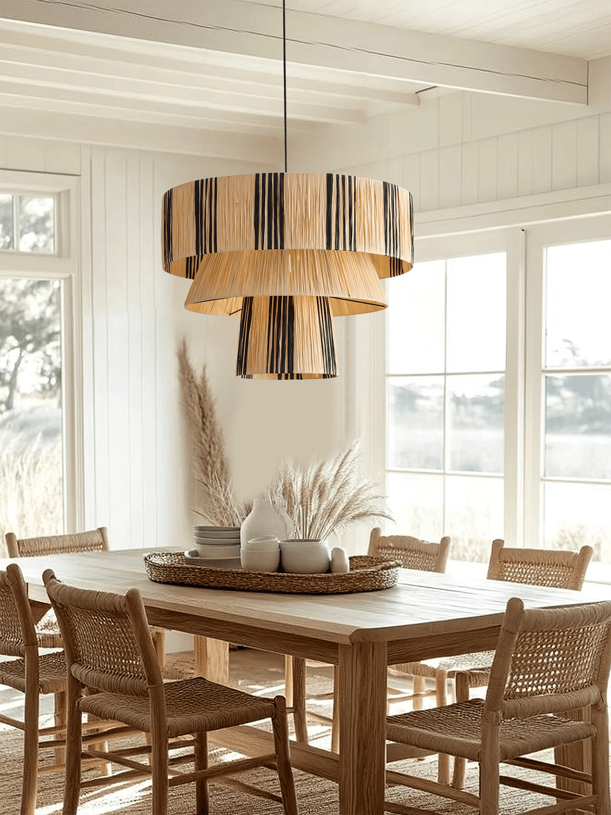 Zarora Raffia Pendant Lamp