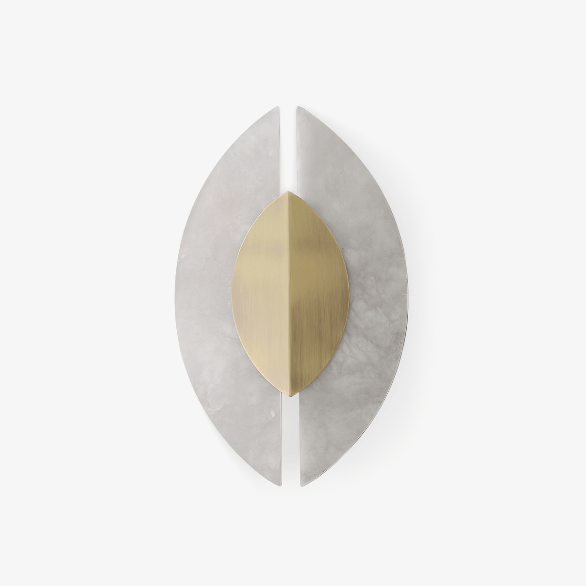 Solari Alabaster Leaf Sconce