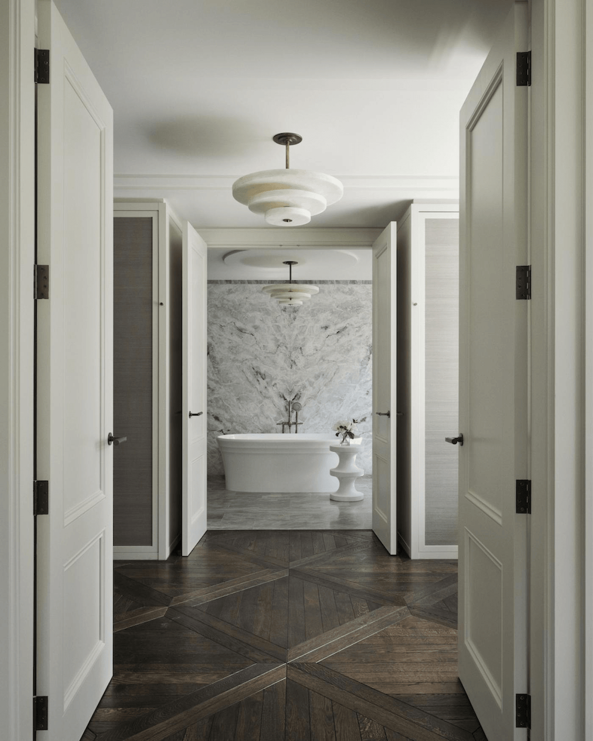 Ice Queen Alabaster Chandelier