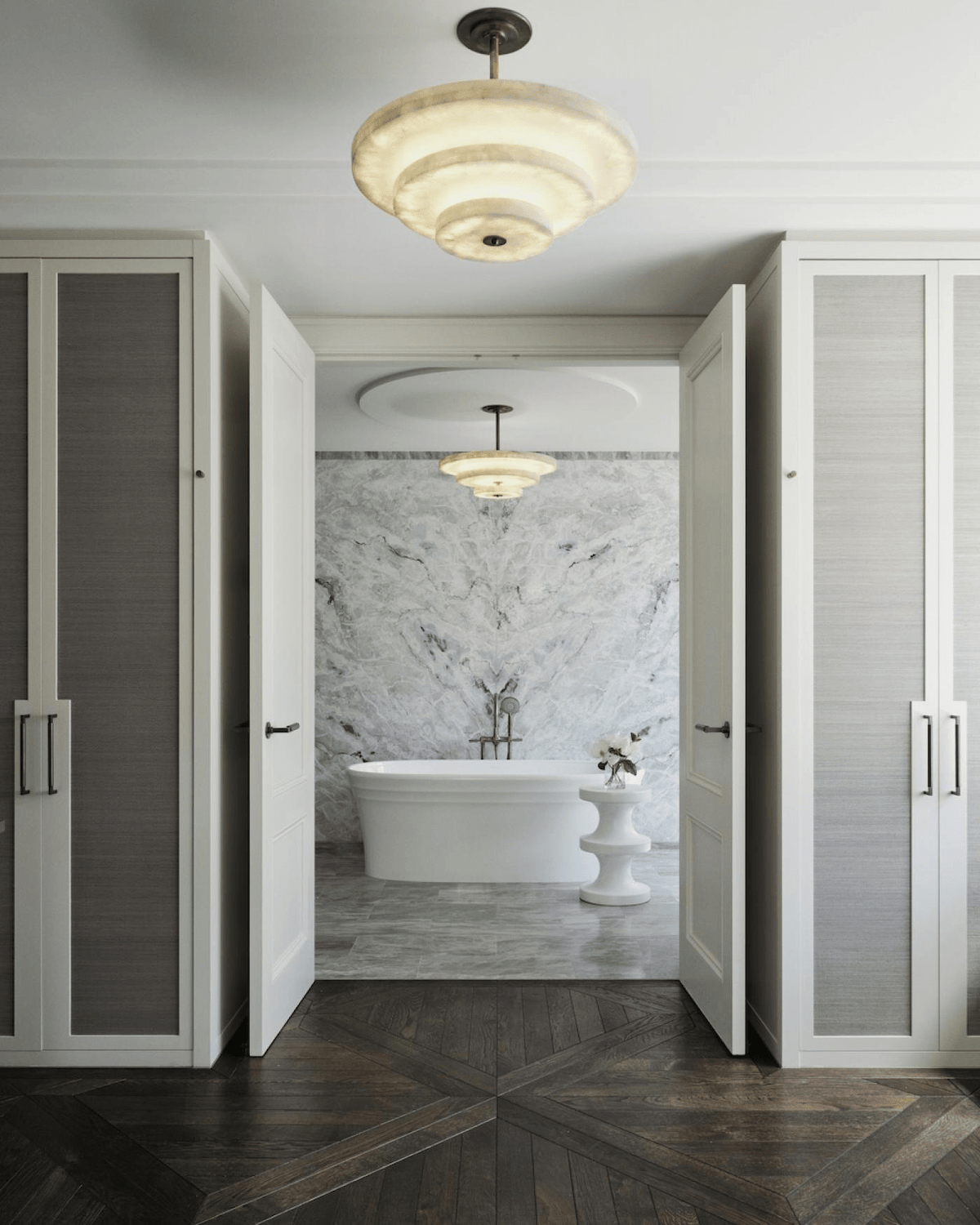 Ice Queen Alabaster Chandelier