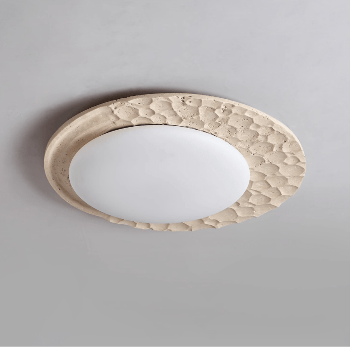 Venus Textured Stone Ceiling Light