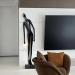 Noir Muse Sculpture Floor Lamp