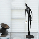 Noir Muse Sculpture Floor Lamp
