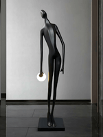 Noir Muse Sculpture Floor Lamp