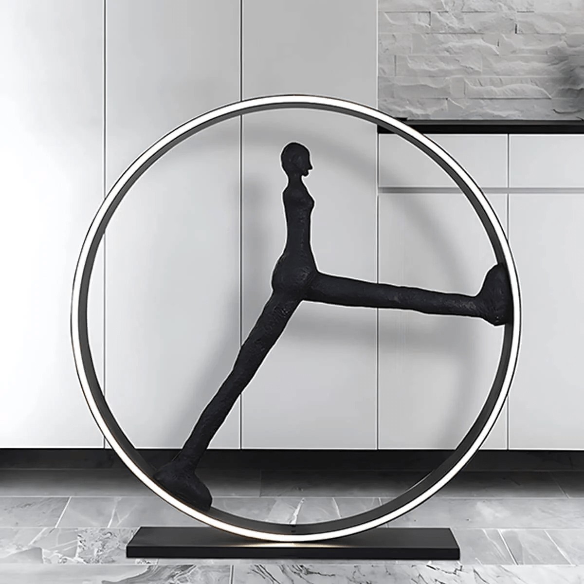 Time Walker Sculpture Floor Lamp
