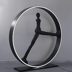 Time Walker Sculpture Floor Lamp