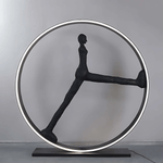 Time Walker Sculpture Floor Lamp
