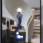 Mermaid Sculpture Floor Lamp