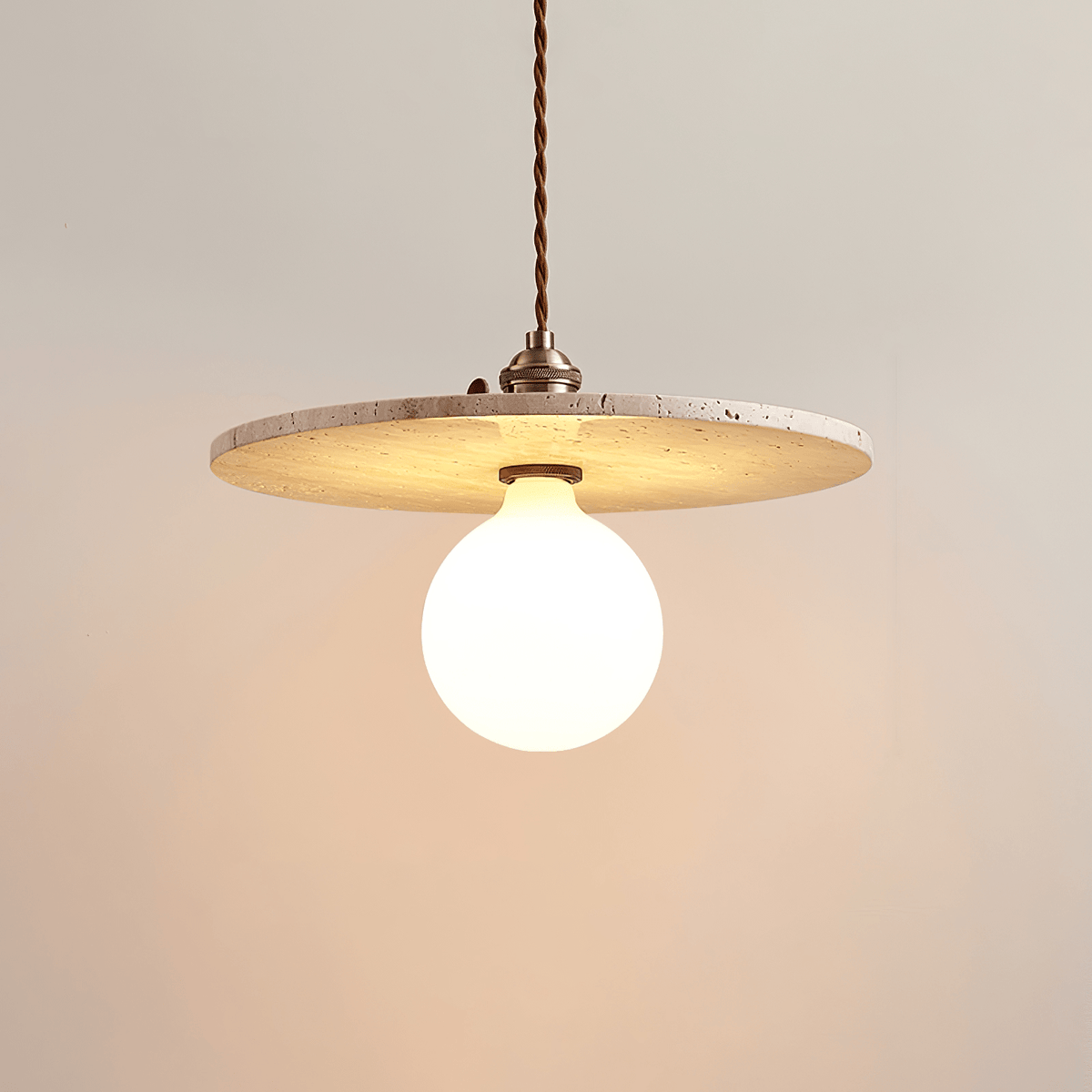 Renzo Travertine Pendant Light