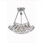 Eight-Light Chandelier with Clear Royal Cut Crystals