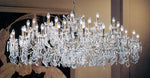 50 Light Versailles crystal Chandeliers in rust finish