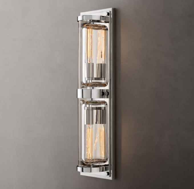 Savile Round Linear Sconce