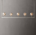 Boule De Cristal Clear Glass Linear Chandelier 48"