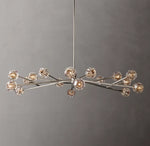 Boule De Cristal Clear Glass Round Chandelier 72"