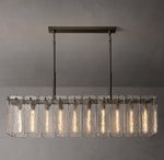 Calamette Glass Rectangular Chandelier 60"