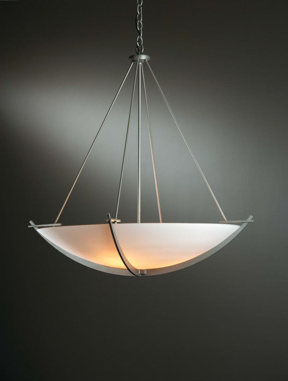 Compass Chandelier, 3-Light, Bronze, Opal Glass, 34.2"W (194531-SKT-05-GG0170 X54NN)