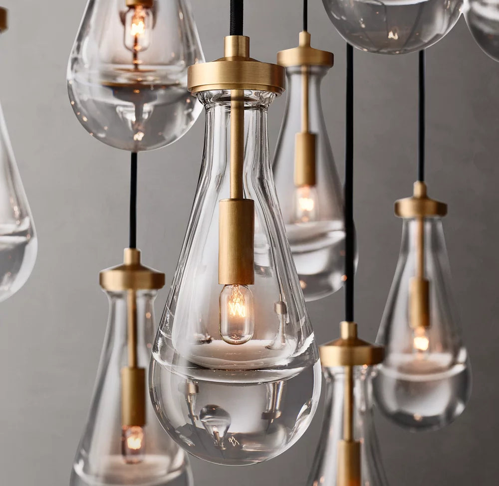 Rain Round Chandelier 36"