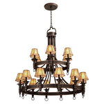 Americana Copper 18-Light Chandelier
