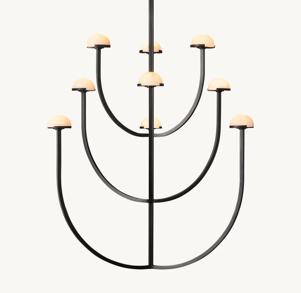 Pedra Round Chandelier 40"