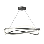 Circular Wave Rings Three Step Dimming Minimalist Nordic Chandelier