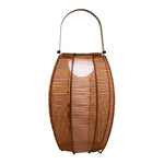 Rattan Lantern Shaped LED Waterproof Portable Modern Outdoor Floor Lamp