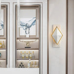 Natural Marble Contemporary Wall Sconce Light