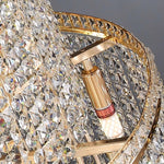Alleri Crystal Foyer Chandelier, Gold