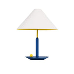 Colorful Metal Triangle Accent Table Lamp
