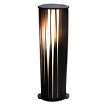 Creative Cylindrical LED Waterproof Black Modern Solar Pathway Lights