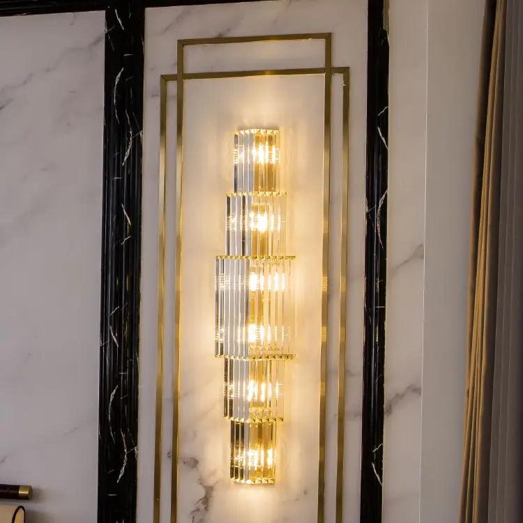 Gio 32" Crystal Sconce